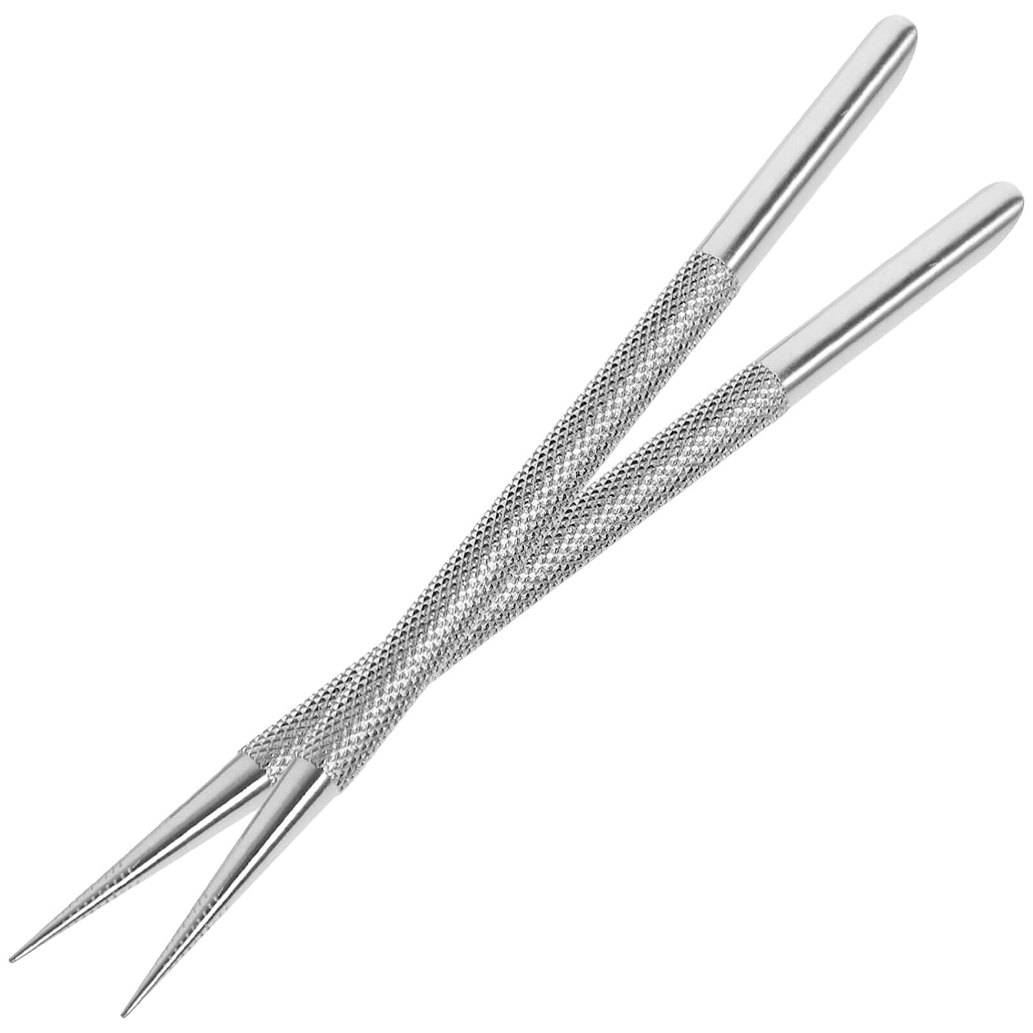 Osaladi 2 pieces of nailing slide nail point pencil stainless steel dead skin remover double-sided manicure pedicure tools for nail art care