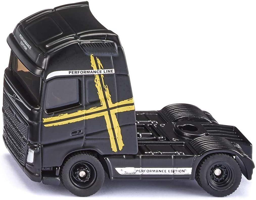 siku 1543, Volvo FH16 Performance Tractor, Black, Metal/Plastic, Rubber Tyr