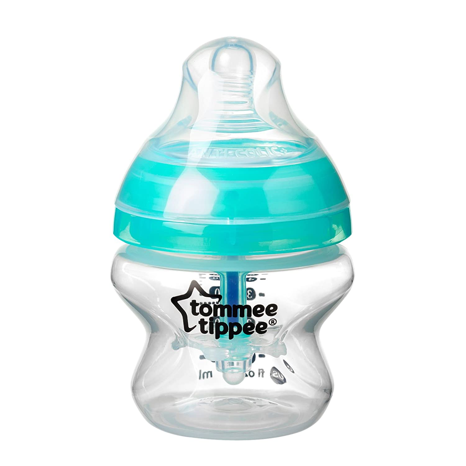 Tommee Tippee Advanced Anti-Colic Baby Bottle Super Soft Teat, 0+ Months, 150 ml