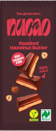 nucao Chocolate, Roasted Hazelnut Butter, 125 g