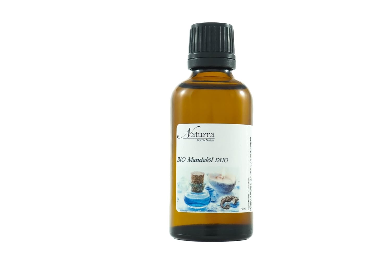 Naturra Bio Almond Oil Duo mit 2. Naturra Bio Oil 50ml Glass