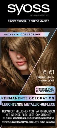 Hair Color Metallic 6_61 Caramel Gold, 1 pc