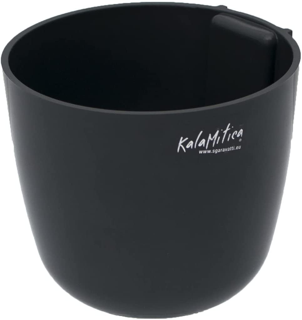 KalaMitica 10.5 cm Diameter Boule Magnetic Pot - Black/Gun Metal