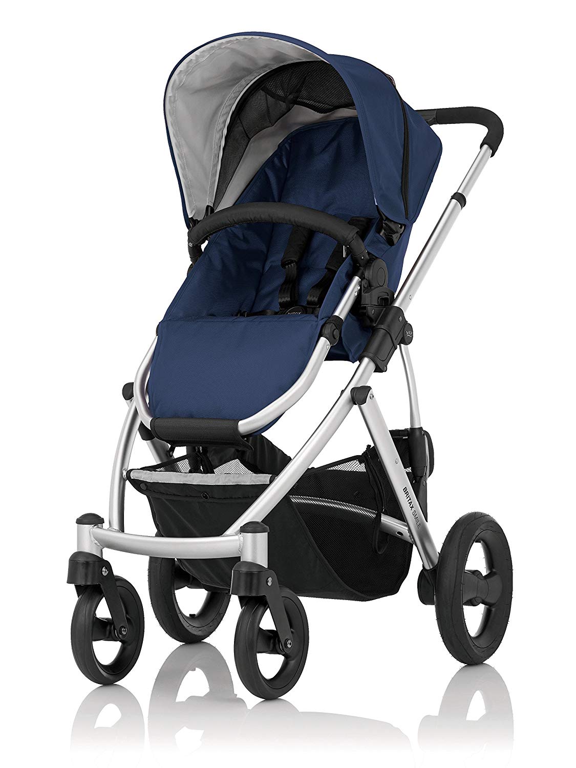 Britax 2000014508 Smile Collection 2015, Navy/Silver Chassis