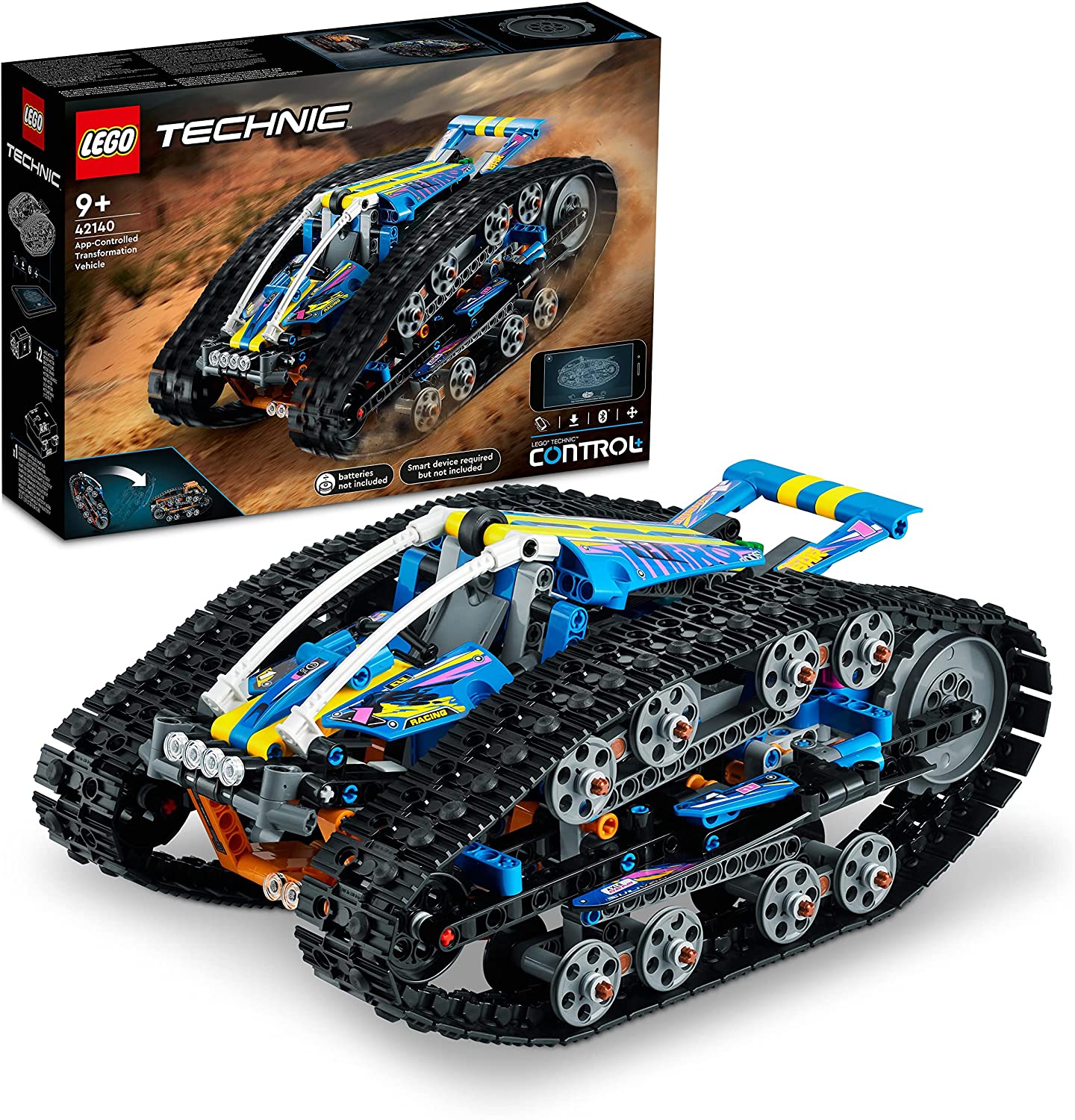 LEGO 42140 Technic App Controlled Transformation Vehicle, Remote Controlled
