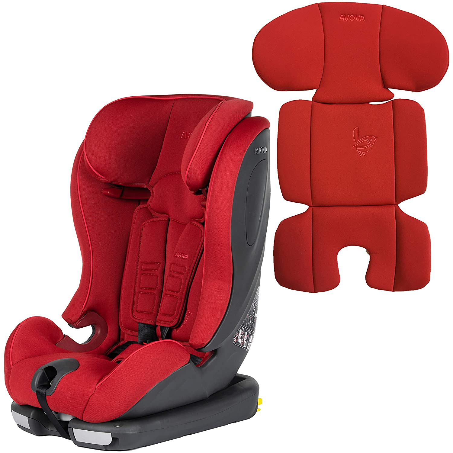 Avova Sperlingfix Childrens Car Seat For Height 76-150 Cm + Toddler Insert
