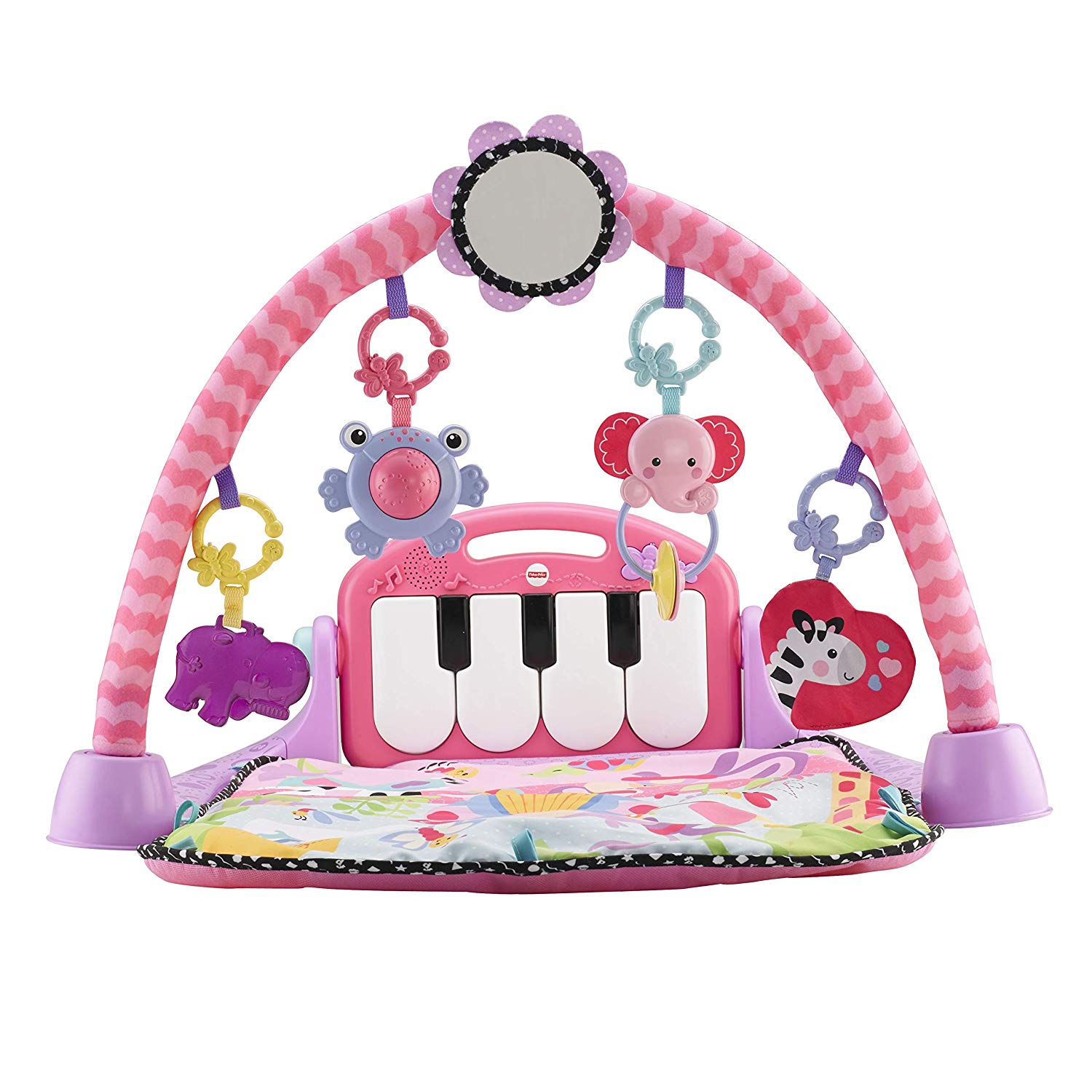 Fisher Price - Rainforest Piano Gym with Music and Lights