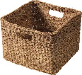 Decorating & Furnishing Basket Seagrass Size XL (approx. 34x34x25cm), 1 piece