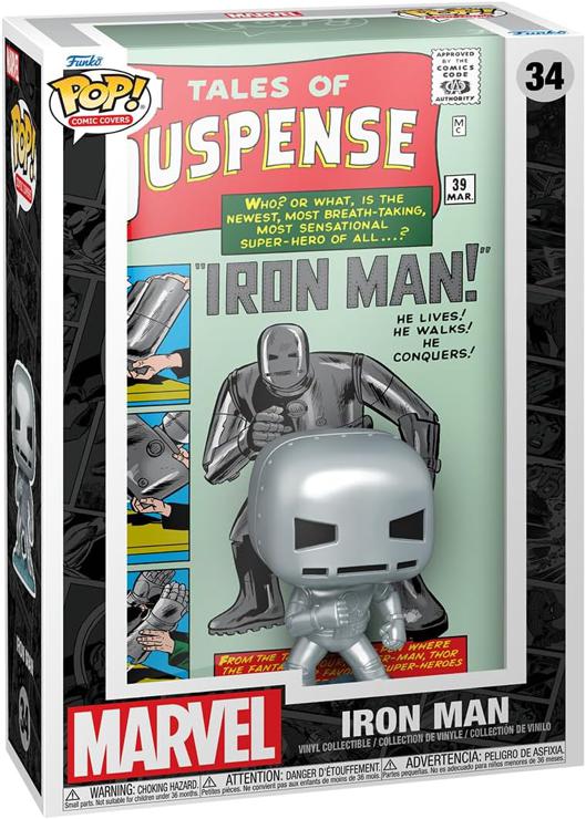 Funko Pop! Comic Cover: Marvel - Tales of Suspense #39 - Vinyl Collectible Figure - Gift Idea - Official Merchandise - Toys For Children and Adults - Model Figure For Collectors and Display