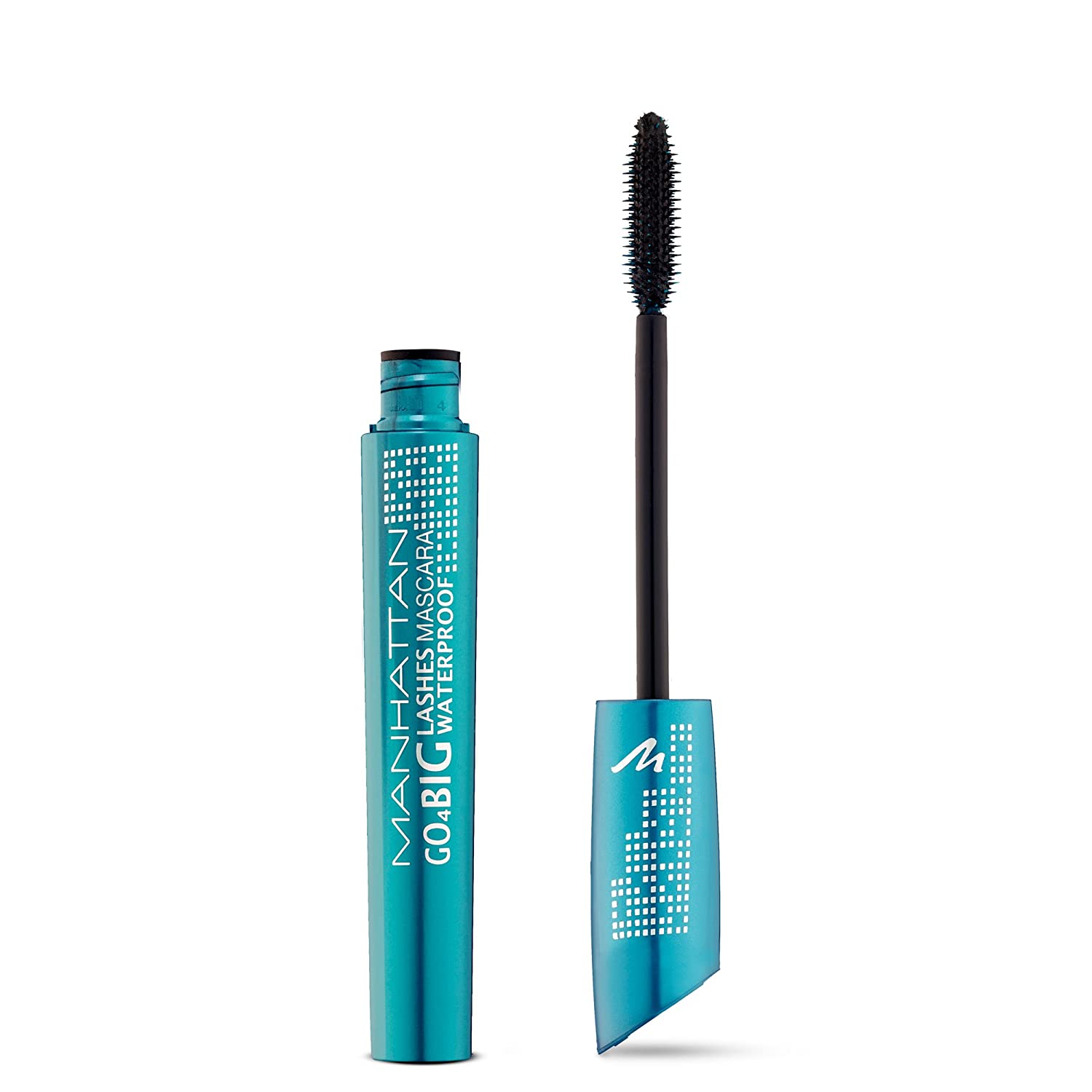 Manhattan Go4BigLashes Mascara Waterproof Extremely Waterproof Mascara with Multidimensional Brush, Colour Black 1010N, 1 x 8 ml
