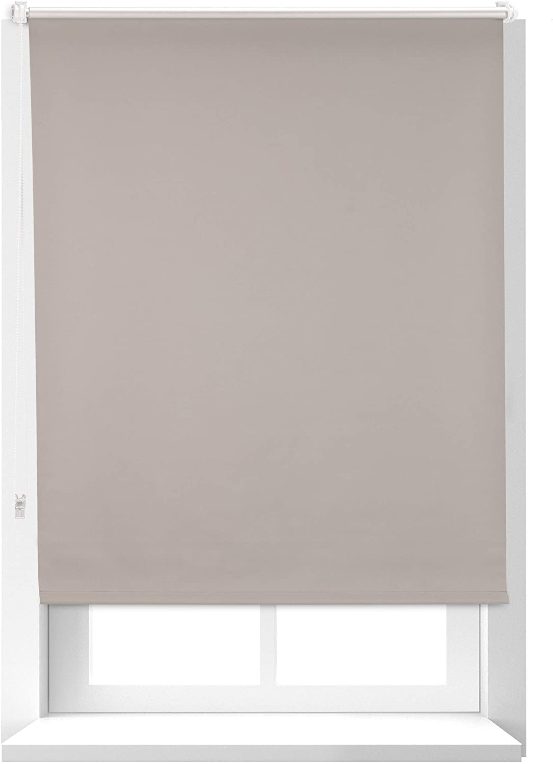 Relaxdays 1 X Thermal Blackout Roller Blind, Thermal Coating, Total: 90 X 1