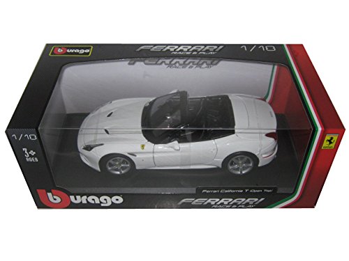 2008 Ferrari California [bburago 16007 W], Open Top, White, 1: 18 Die Cast