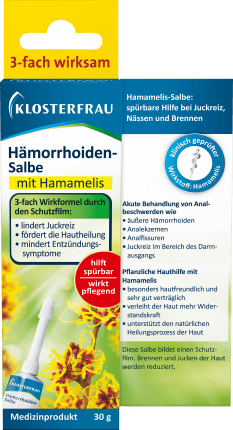 Klosterfrau Hemorrhoid ointment, 30 g