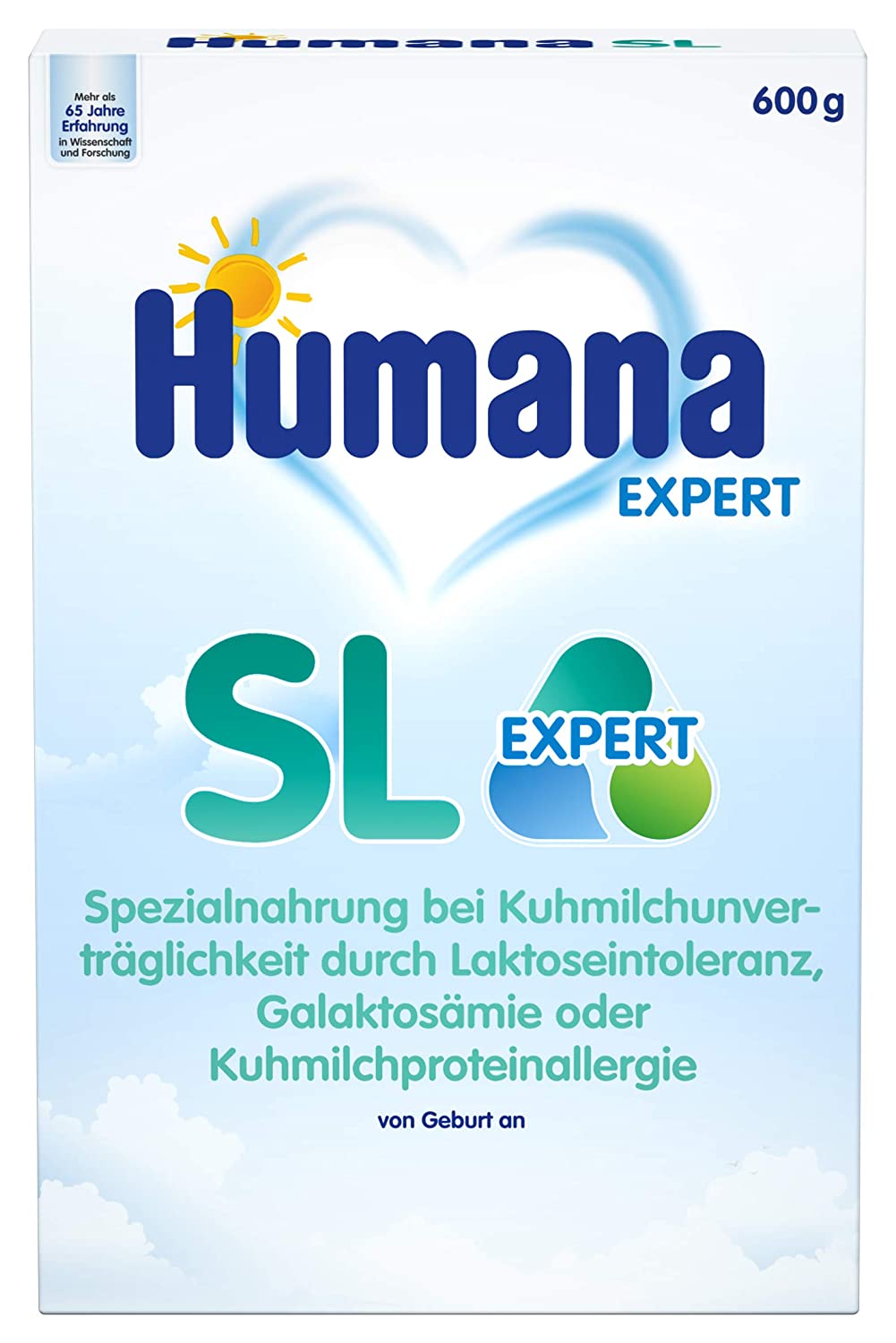 Humana SL Expert Special Food for Cow Milk Intolerance due to Lactose Intolerance, 600 g