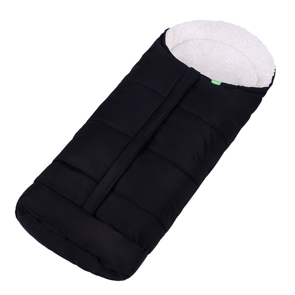 LULANDO Foot muff winter foot muff cuddly bag pleasantly soft baby foot muff made from robust, water-repellent outer cover and cuddly faux fur lining for prams and buggies.