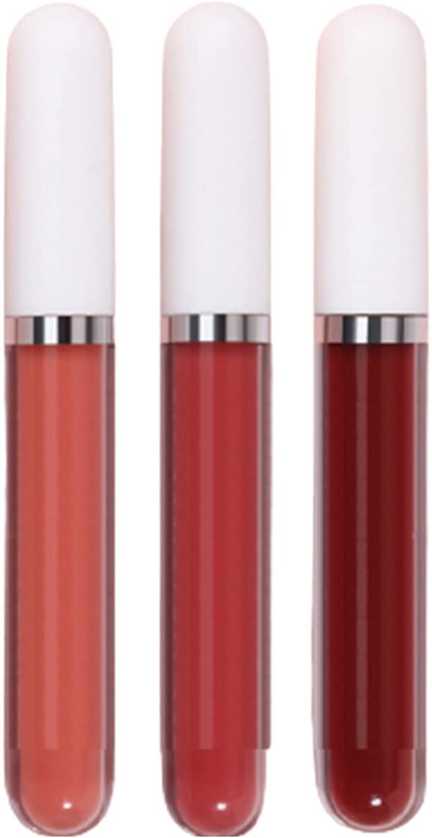 Delisouls Matte Lipstick Set 3 Colours Durable Waterproof Velvet Lip Gloss 