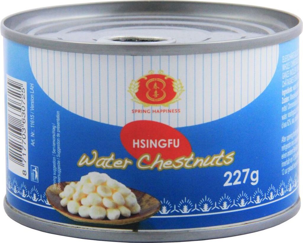 [ 227g / 140g ATG ] Spring Happiness Water Chestnuts whole tubers / Water Chestnuts peeled