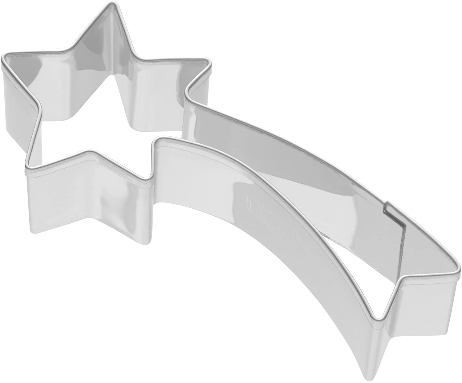 Kaiser Cookie Cutter Shooting Star Christmas Stainless Steel Cookie Cutter 8 x 3 x 2.5 cm