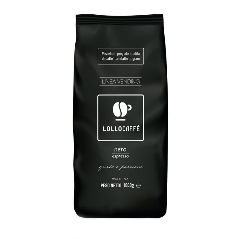 Coffee beans espresso black lollo caffè 1 kg