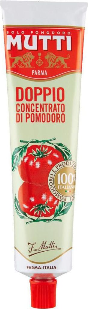 24x Mutti Doppio Concentrato Di Pomodoro Tubo 130g