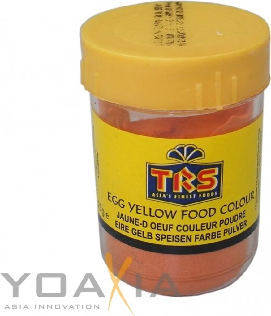 [ 25g ] TRS food coloring [ YELLOW ] powder / egg yellow food color