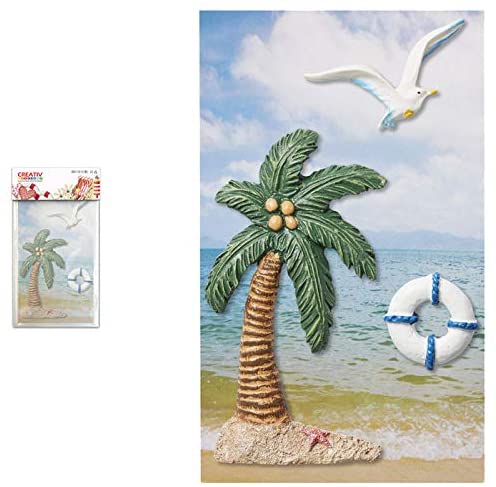 Creativ Discount Mini-Set Palm Tree, Lifebuoy, Gull 2.5-9.5 Cm