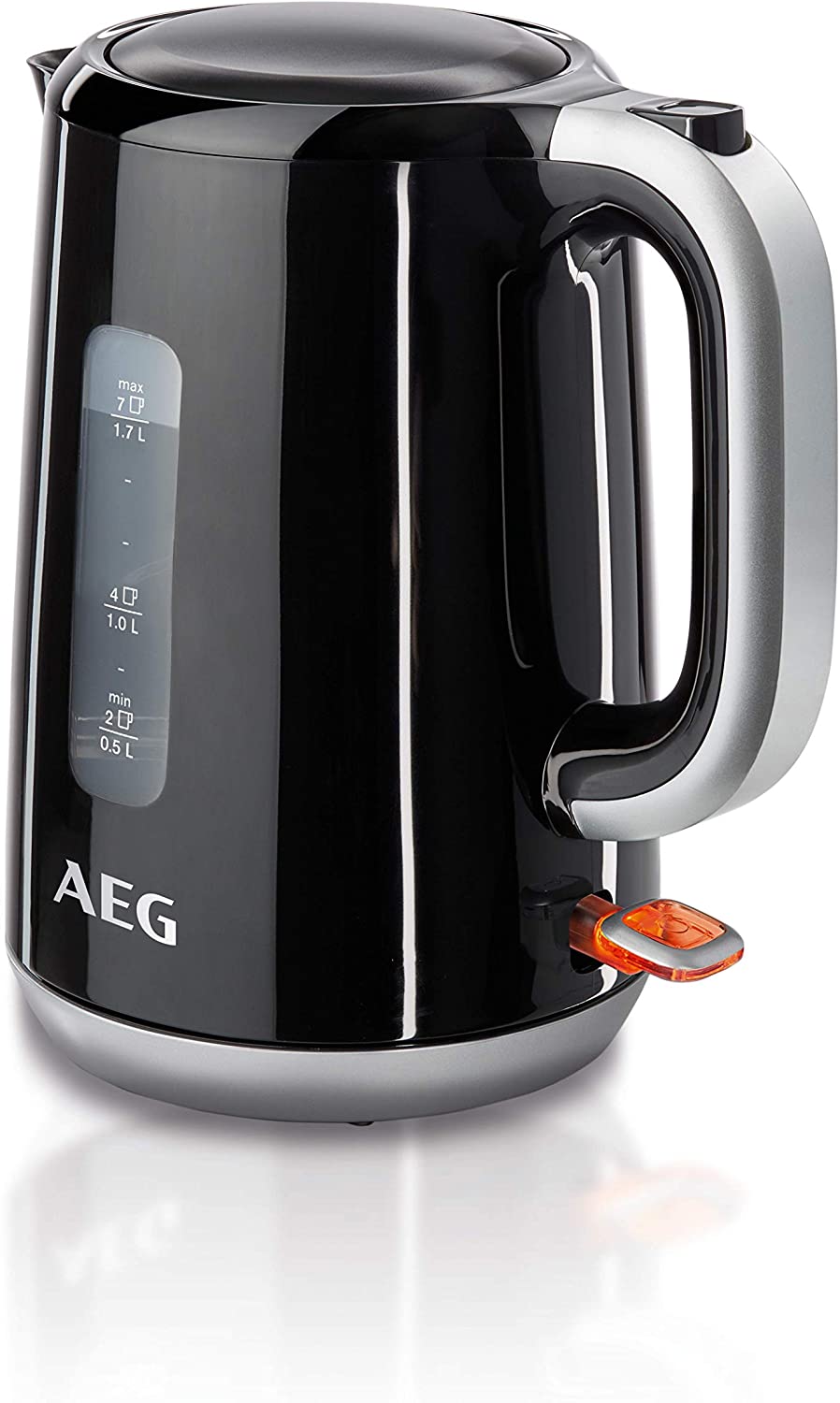 AEG EWA3300 AEG EWA 3300 express water cooker (1.5 liters, fast boiling thanks to powerful 2200 watts, automatic safety shutdown) Black