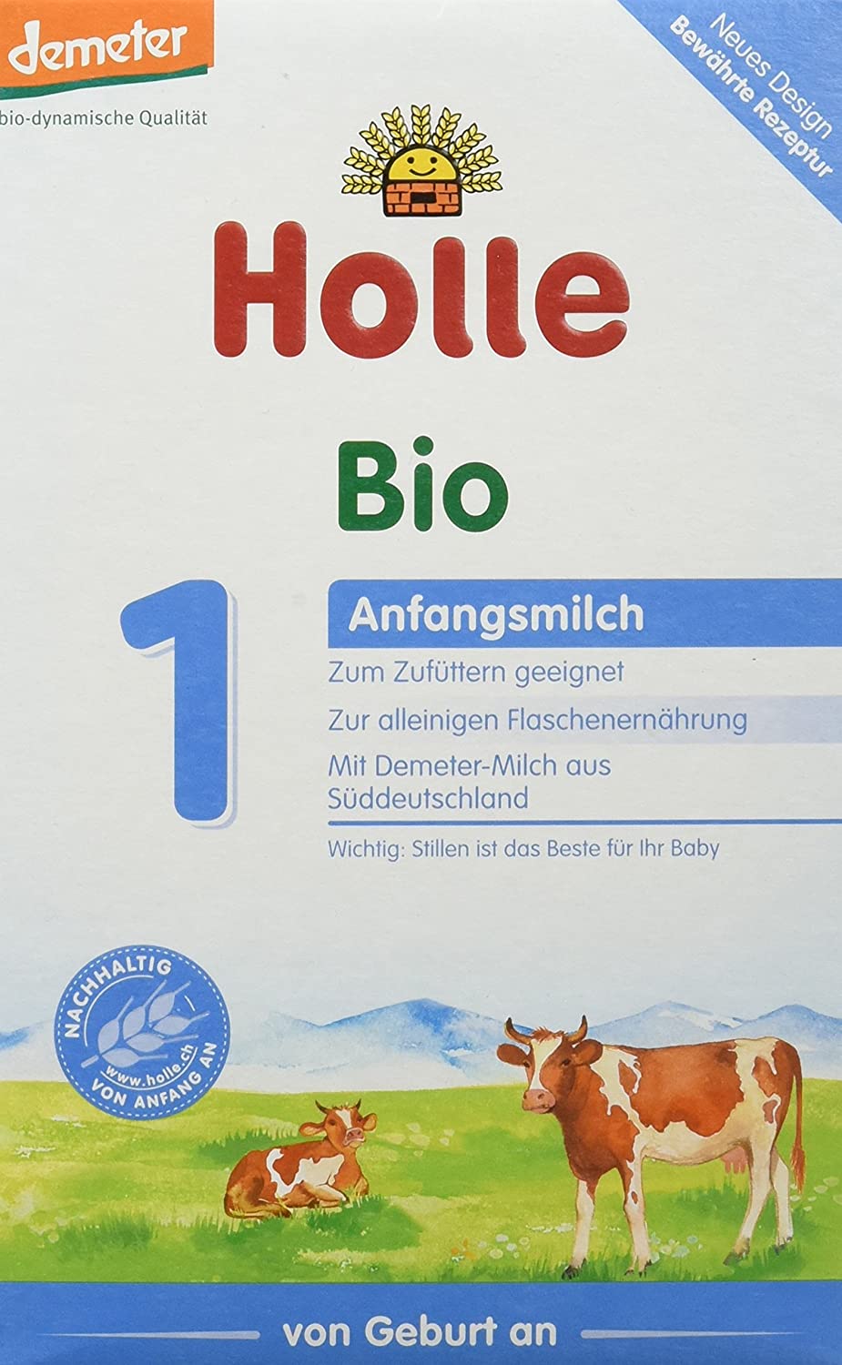 Holle Bio Anfangsmilch 1, 6er Pack (6 x 400g)