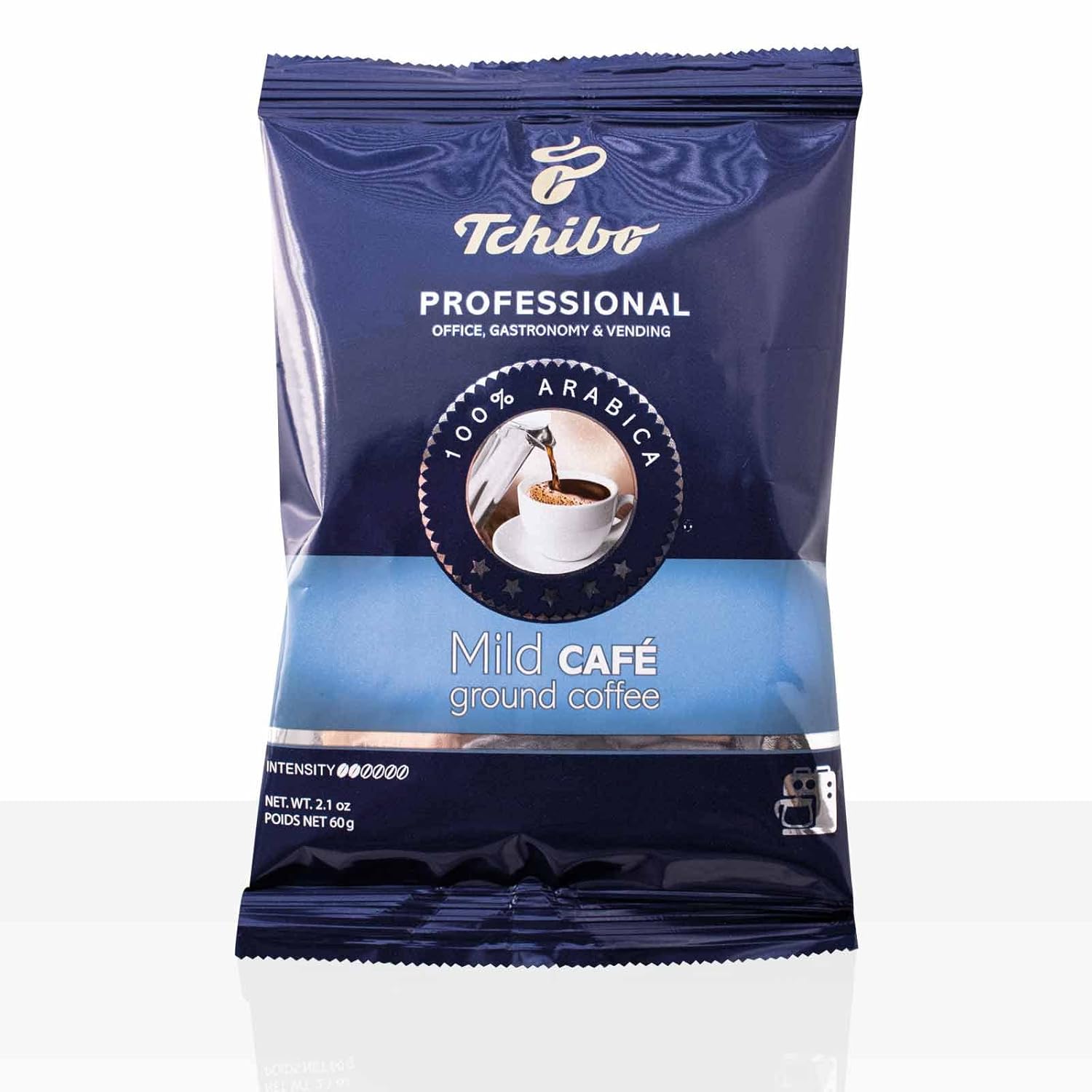 Tchibo Professional Cafe Classic Mild - 80 x 60 g Ground Coffee, Filter Coffee