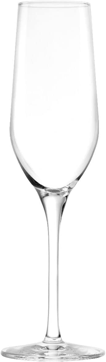 Stölzle Lausitz Ultra Champagne Flutes Set of 6 / High-Quality Crystal Champagne Flutes / Aperitif Glasses / Prosecco Glasses / Champagne Glasses / Champagne Flutes
