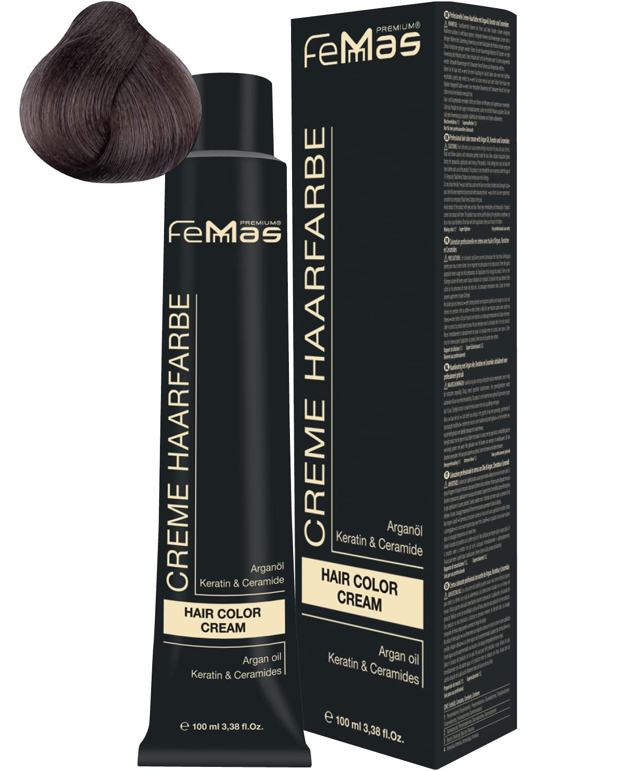 Femmas Hair Colour Cream 100 ml Hair Colour (Medium Blonde Ash Intensive 7.11), ‎medium 7.11