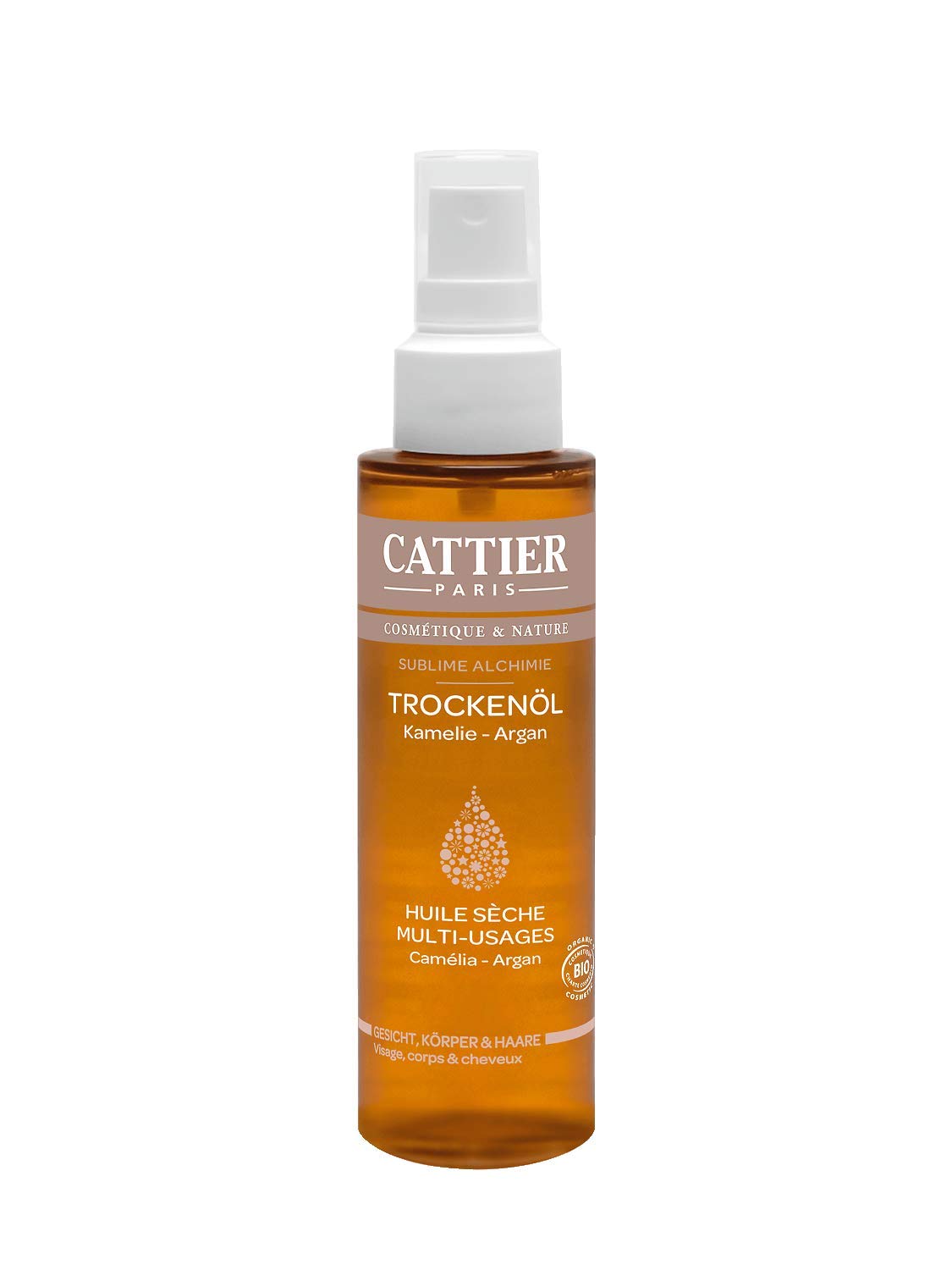 Cattier Dry Oil Argan and Camellia with Valuable Organic Oils Natural Cosmetics 100 ml