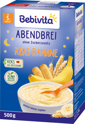 Evening porridge milk biscuit-banana from the 5th month, 500 g
