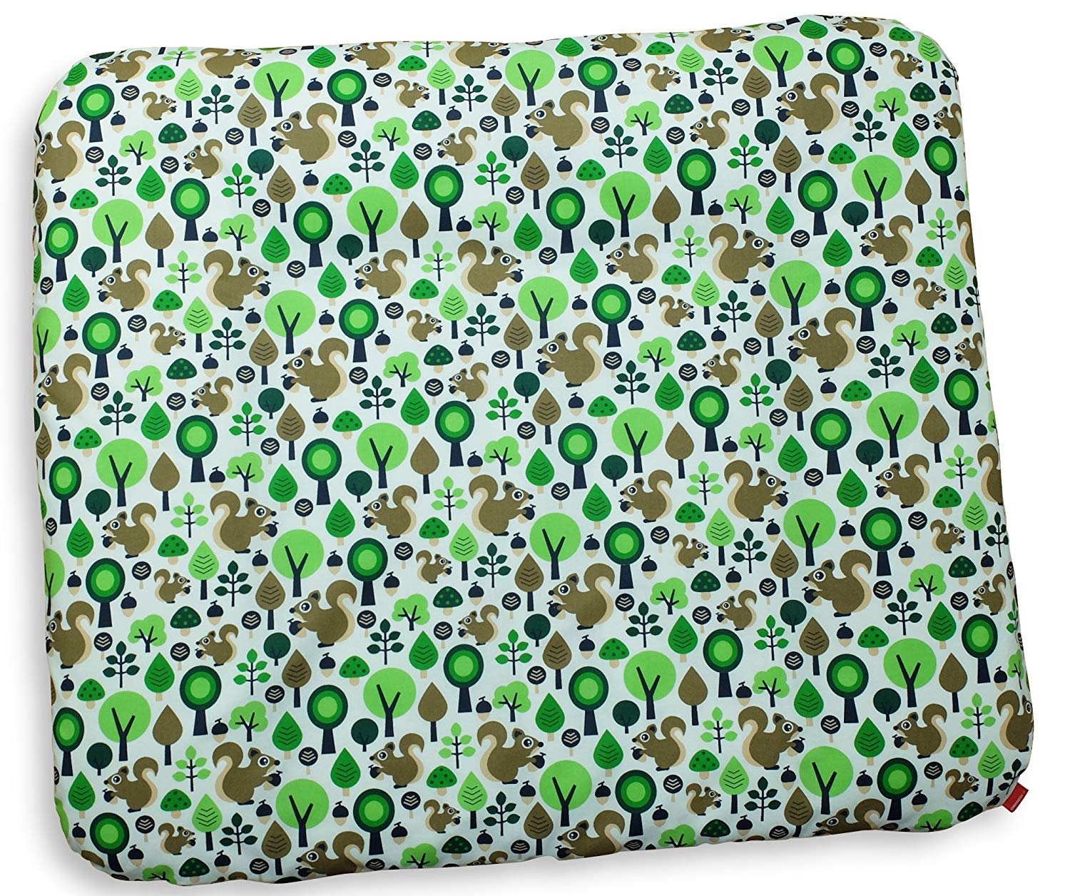 Ideenreich 2249 Changing Mat Squirrel Green with Removable Cover