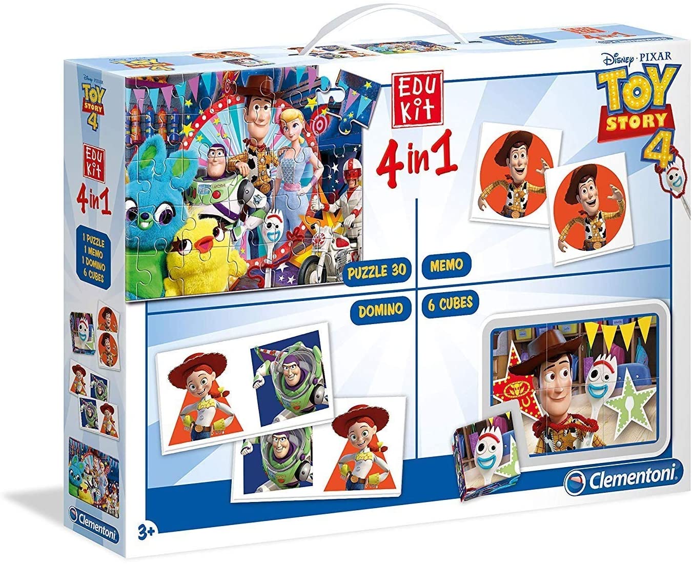 Clementoni 18058 Edukit 4 In 1 Toy Story 4 Multi-Coloured