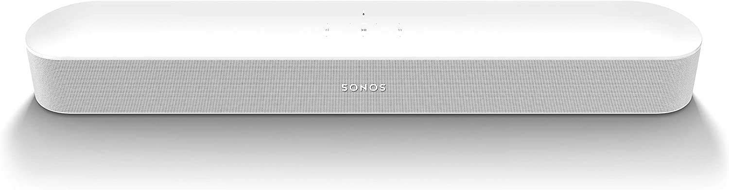 Sonos Beam (Gen 2) The Smart Soundbar for TV, Music and More (White)