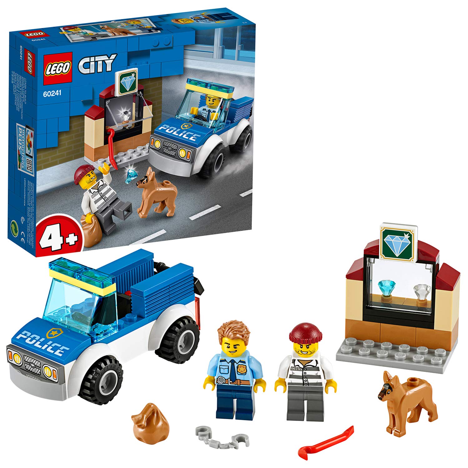 Lego 60241 Police Dog Easel City Construction Set