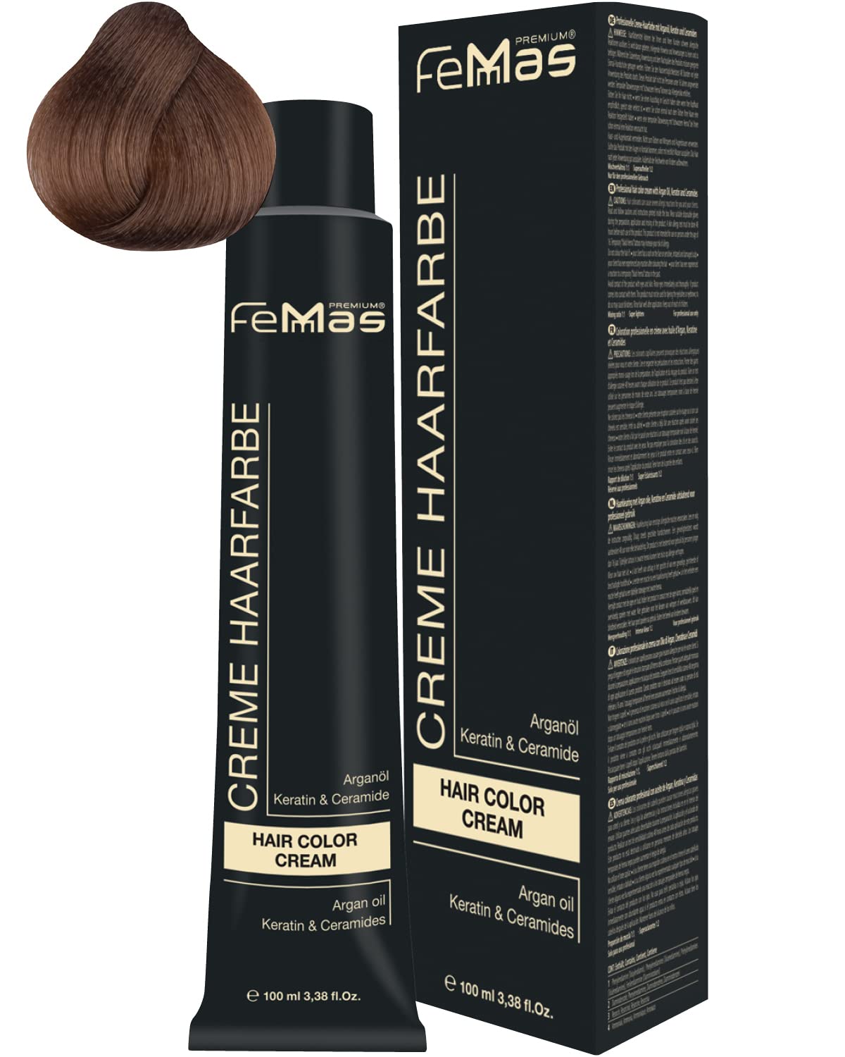 Femmas Hair Colour Cream 100 ml Hair Colour (Medium Blonde Gold 7.3), ‎medium 7.3