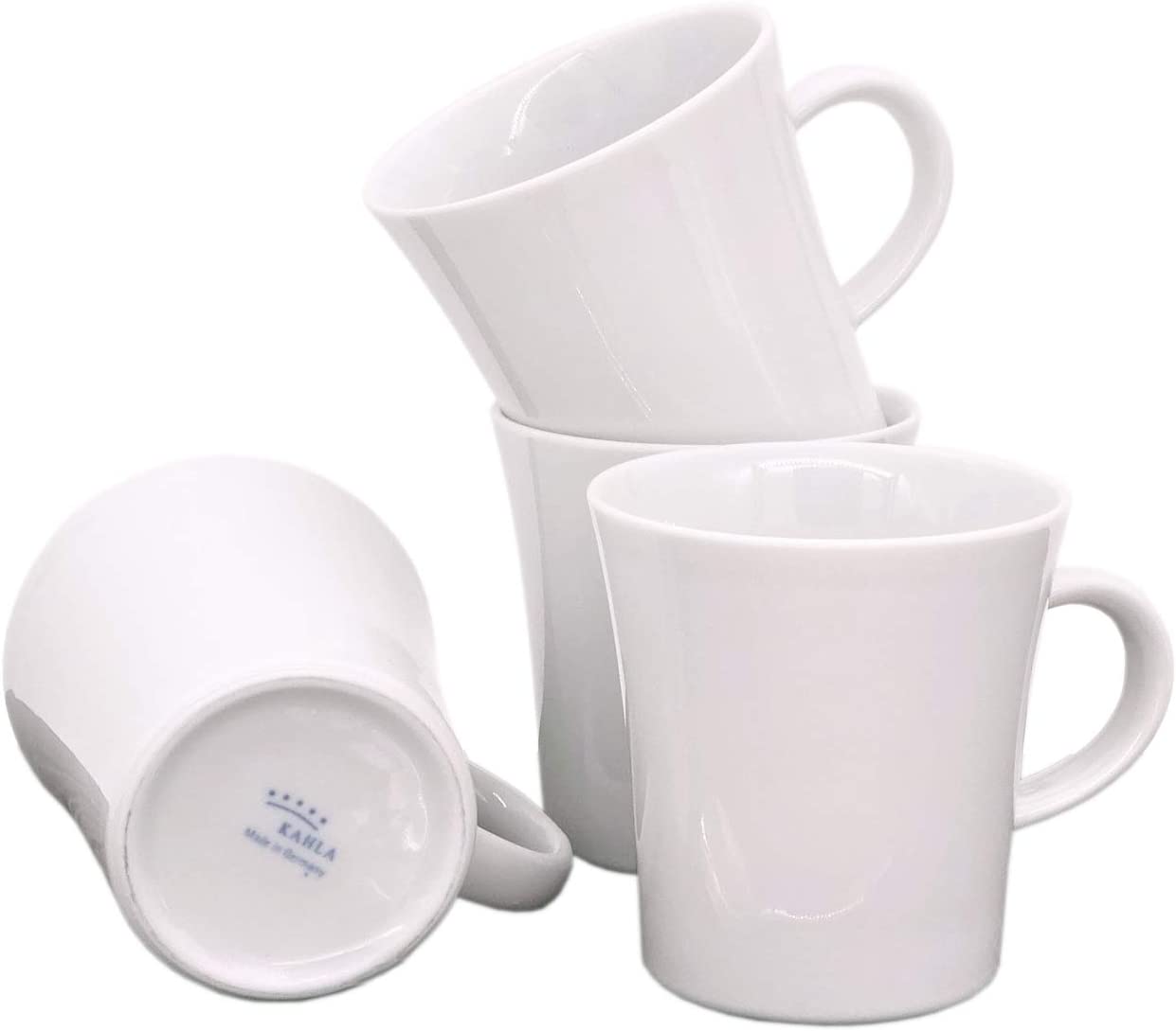 Kahla Update 32A148A90032C Coffee Cups Set of 4 300 ml with Handle Set of 4 White