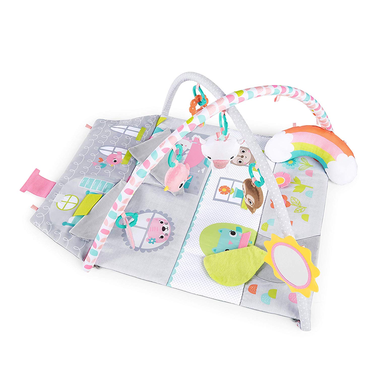 Bright Starts 2 in 1 Play Mat and Dolls House