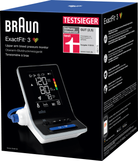 Braun Upper Arm Blood Pressure Monitor ExactFit 3 BUA6150, 1 pc