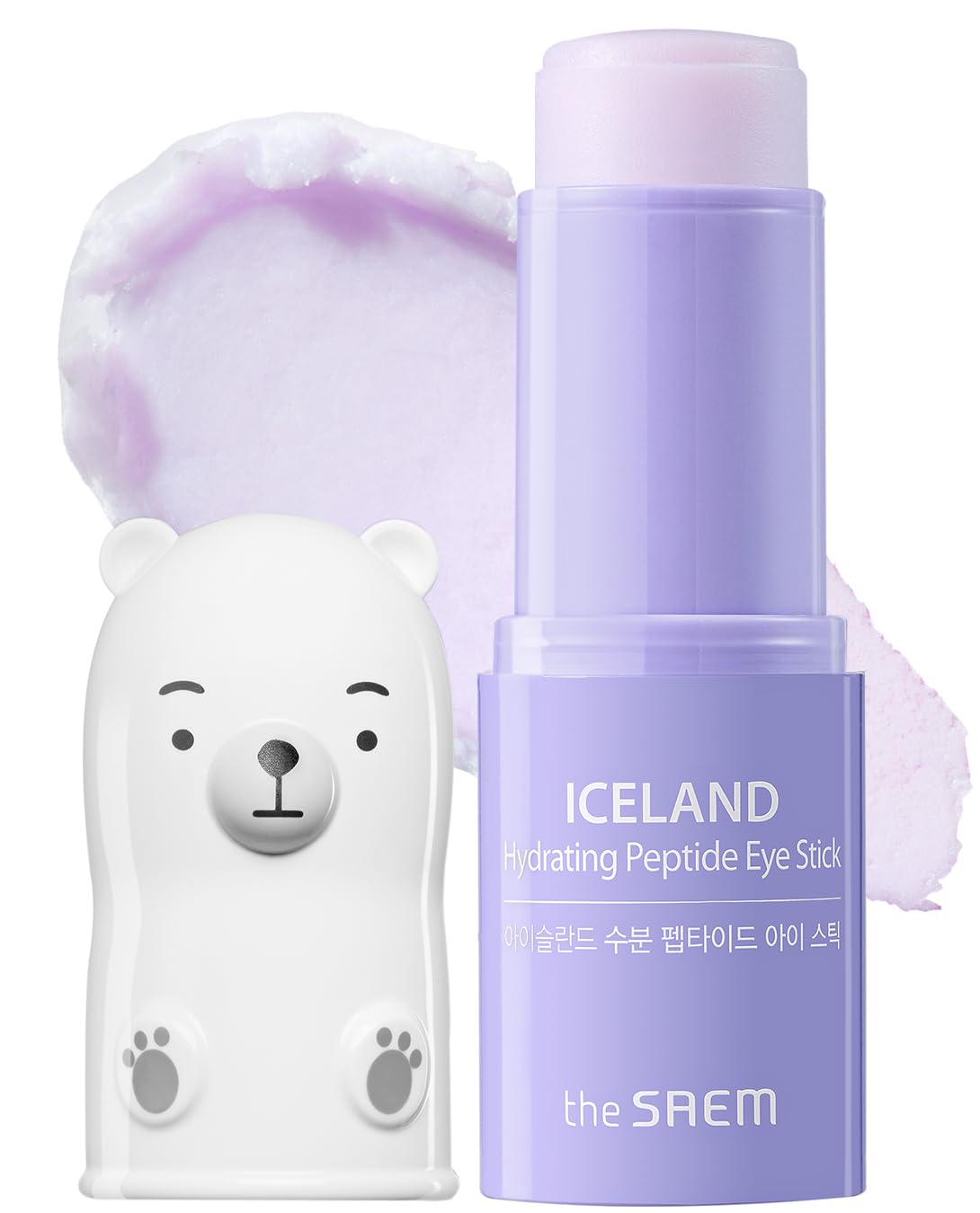 Iceland Hydrating Peptide Eye Stick 0.24 oz, Moisturizing Eye Balm, Gives Eyes Elasticity, Freshness and Moisture for Saggy Skin, Balm for Treating the Zone