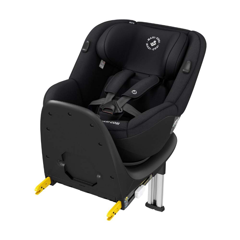 Maxi-Cosi Mica Up, 360° Rotatable i-Size Child Seat Including ISOFIX Base, Group 1 Car Seat (up to approx. 105 cm / 18 kg) G-Cell Side Protection, Usable from Approx. 4 Months to Approx. 4 Years, Black