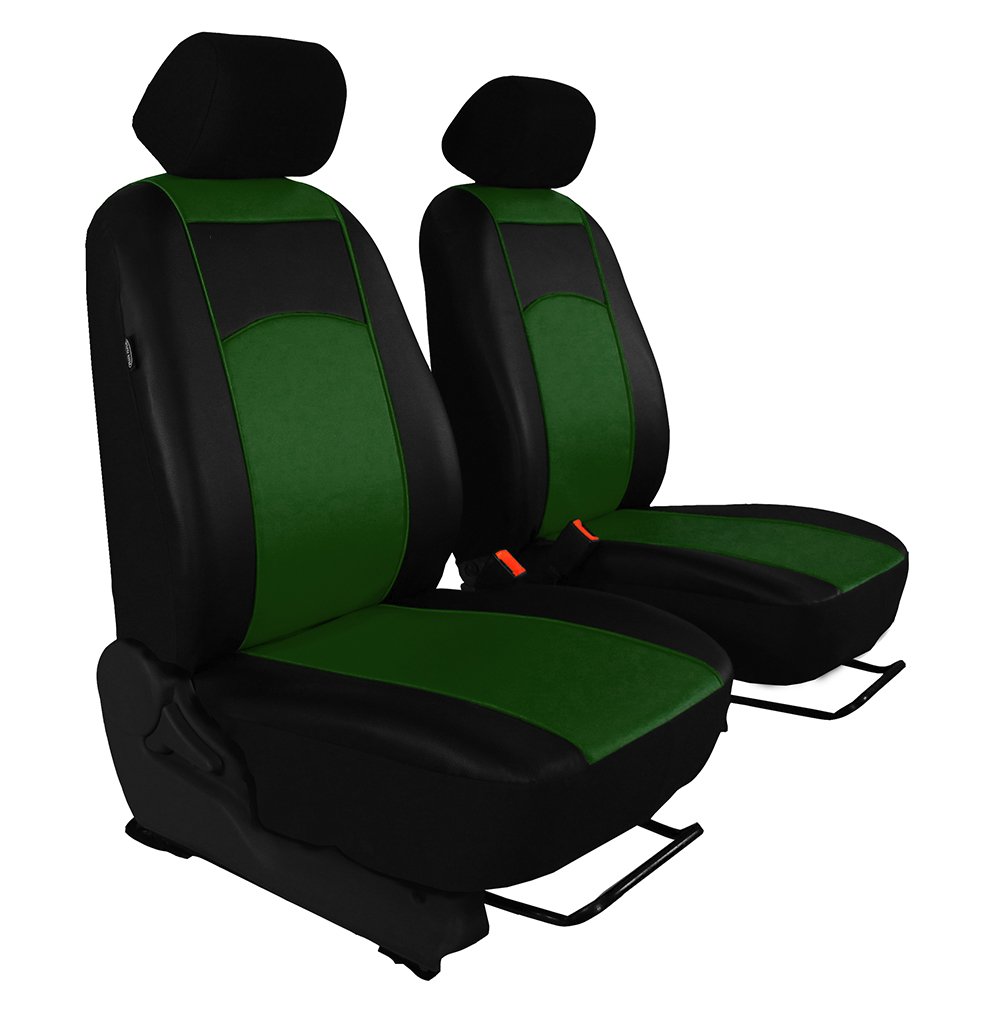 VAUXHALL MOKKA 2012 Onwards Tailor Made Leather Look Front – Seat Covers Green.