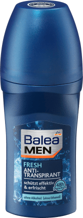 Balea MEN Deodorant Roll on Antiperspirant fresh, 50 ml