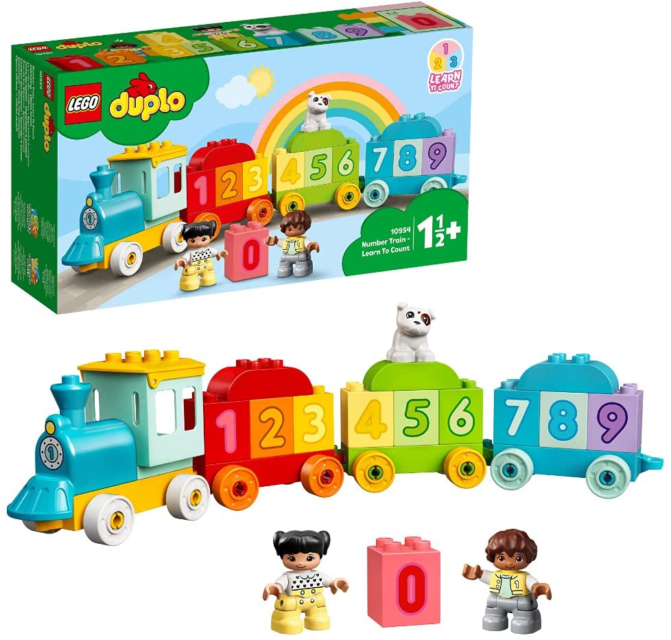LEGO 10954 Duplo Number Train - Learn to Count, Train Toy, Educational Toy 