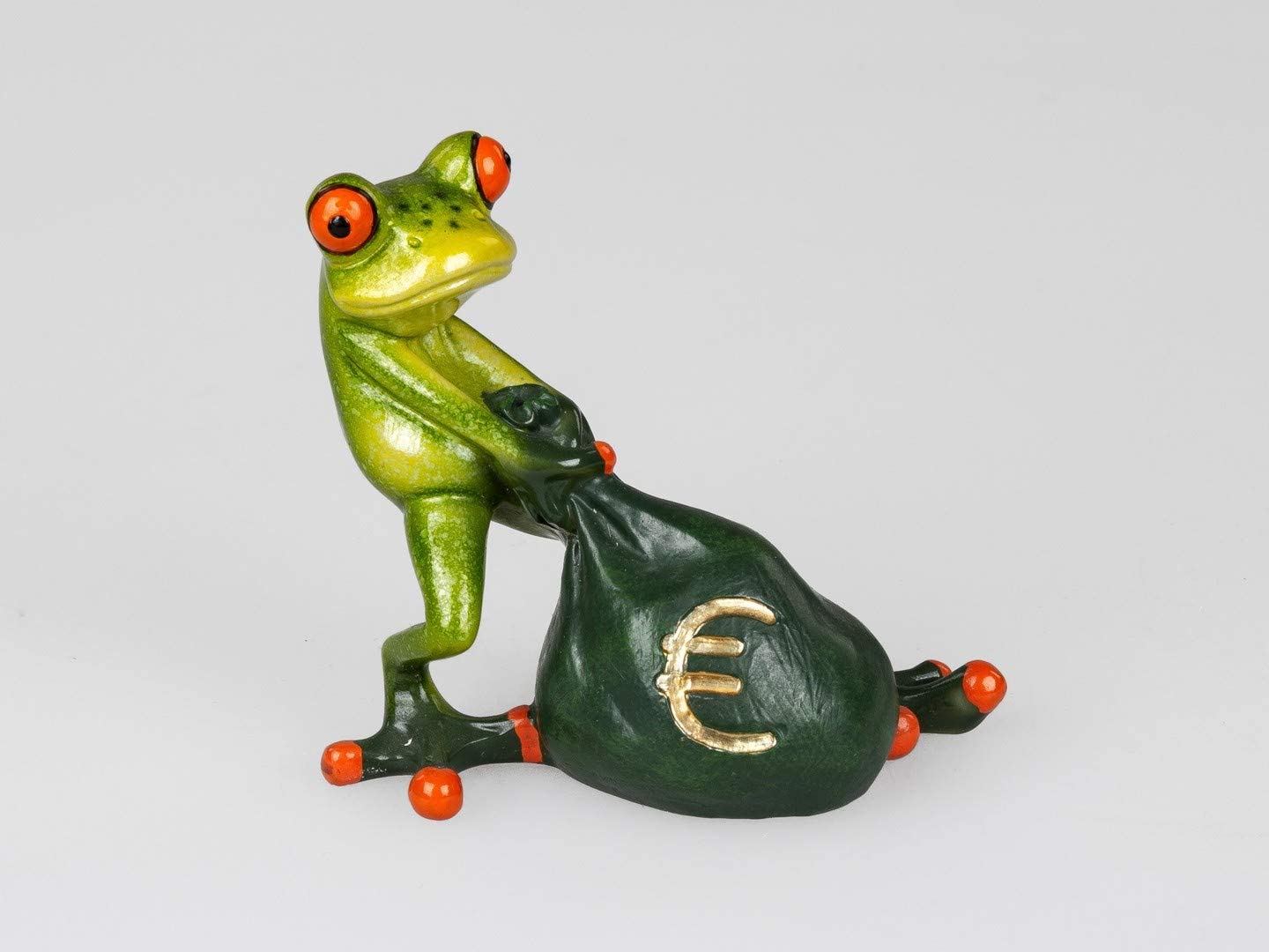 ITRR Frog with Money Bag, Approx. 10 cm