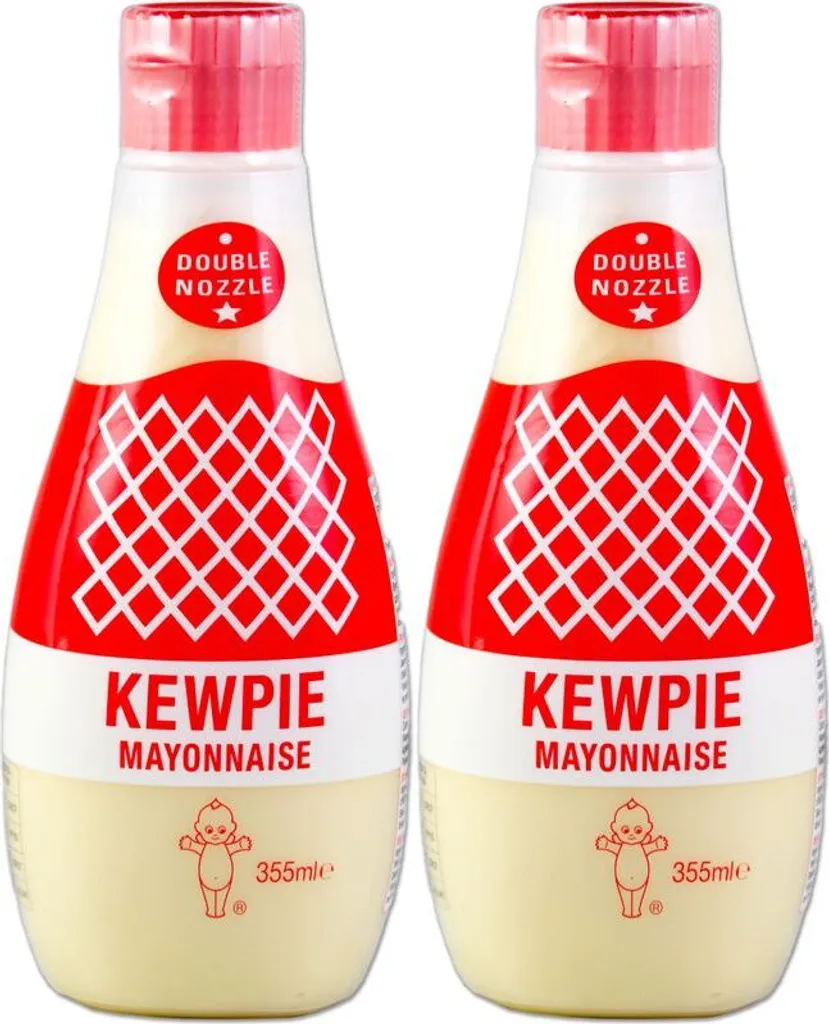 2er Pack - Kewpie japanische Kult - Mayonnaise Original (2x 355ml / 337g) | QP Mayoo Glutenfrei