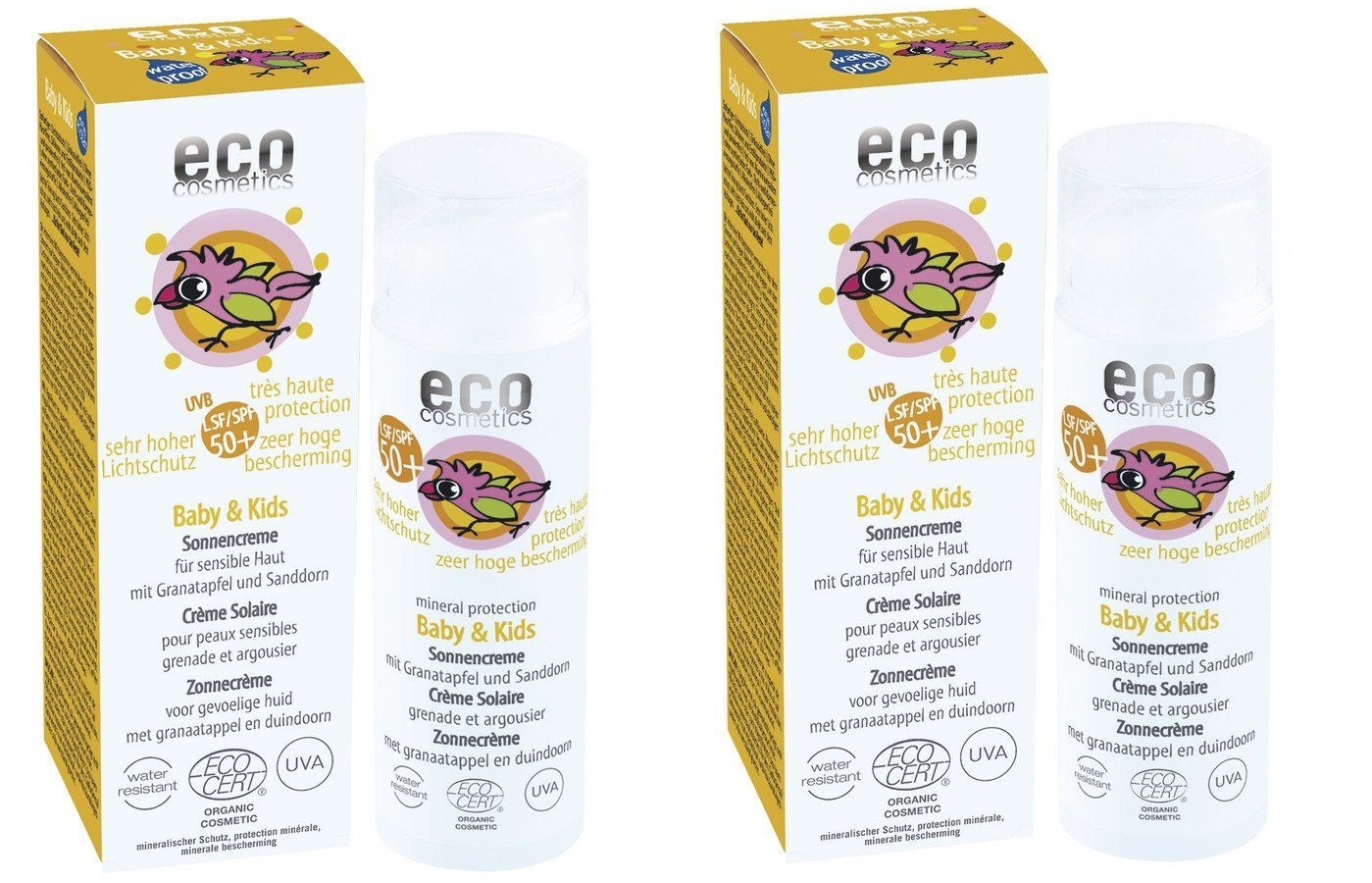 eco cosmetics Baby & Kids Sun Cream, 50 ml