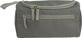 Toiletry Bag Men Polyester Light Grey, 1 Pc